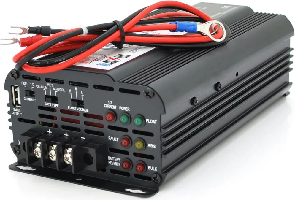 Зарядний пристрій Mervesan MT-340-24C для акумулятора 24V-6A/12A, клемні дроти, Q12 (Y-29294)
