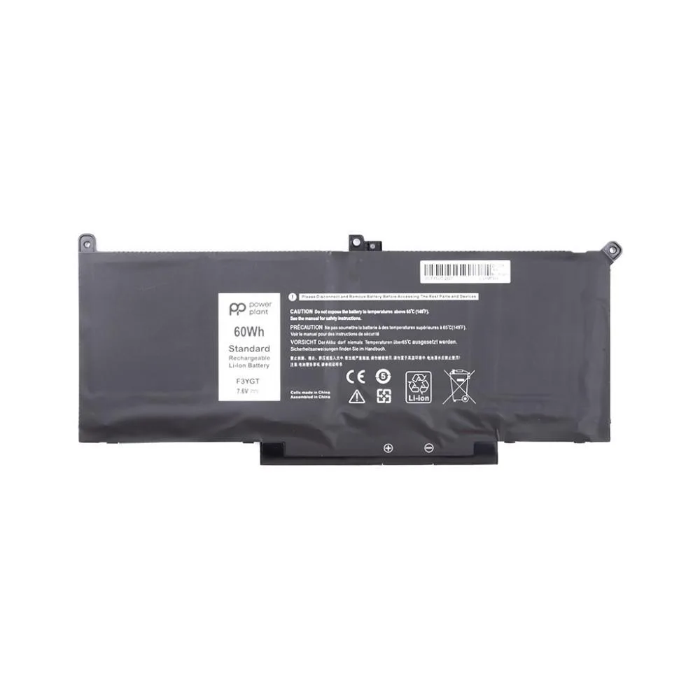 Акумулятор PowerPlant для ноутбуків DELL Latitude 7280 (DM3WC) 7.6V 58Wh (NB441167)