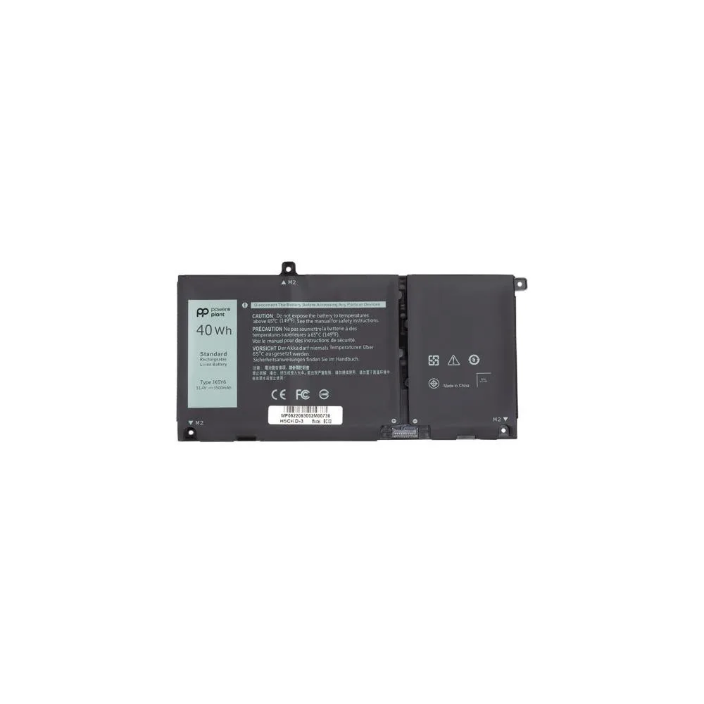 Акумулятор PowerPlant для ноутбуків DELL Inspiron 5402 (JK6Y6) 11.4V 3500mAh (NB441761)