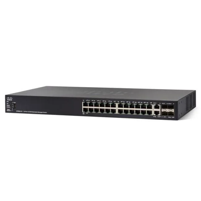 Комутатор Cisco SF550X-24MP 24-Port 10/100 PoE Stackable Managed Switch (SF550X-24MP-K9-EU)
