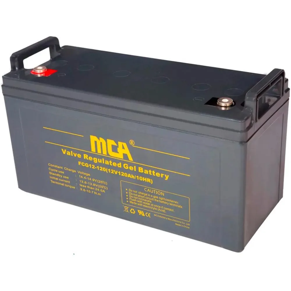 MCA FCG12-120BT GEL 12 V 120 Ah (331 x 174 x 214)