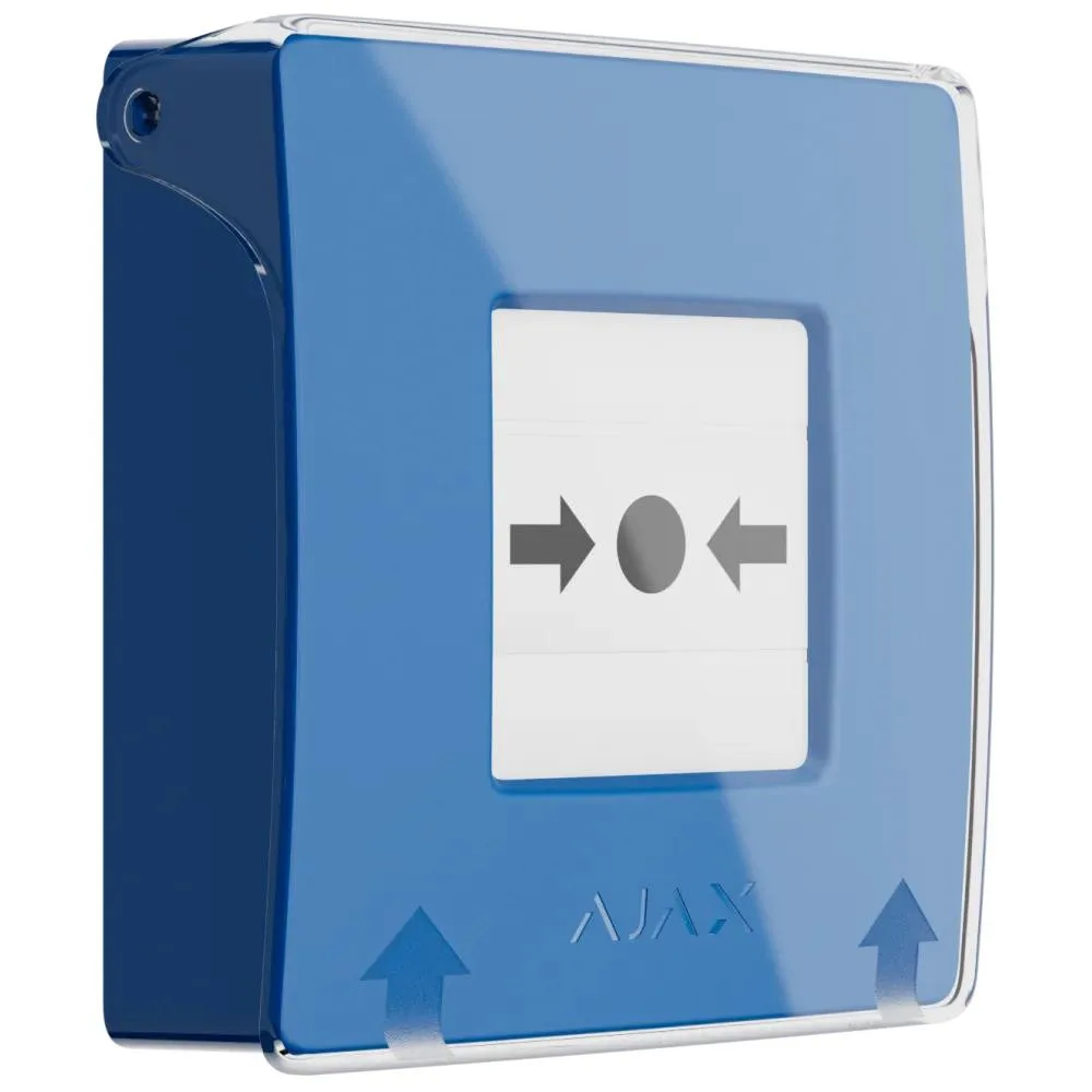 Кнопка для активації пожежної тривоги Ajax Manual Call Point 71254.171.NC1 blue (000044793)