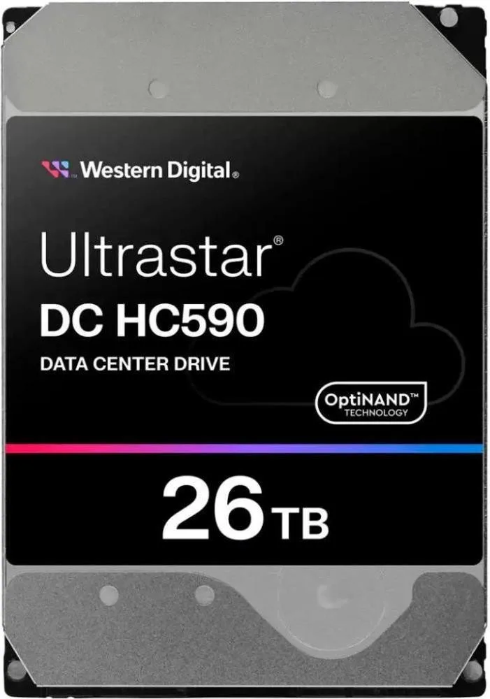 Жорсткий диск Western Digital Ultrastar DC HC590 26TB (WUH722626ALE6L4/ 0F65672)