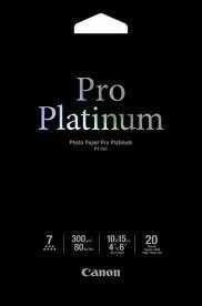 Папера Canon 4"x6" Pro Platinum Photo Paper, 20л (2768B013)
