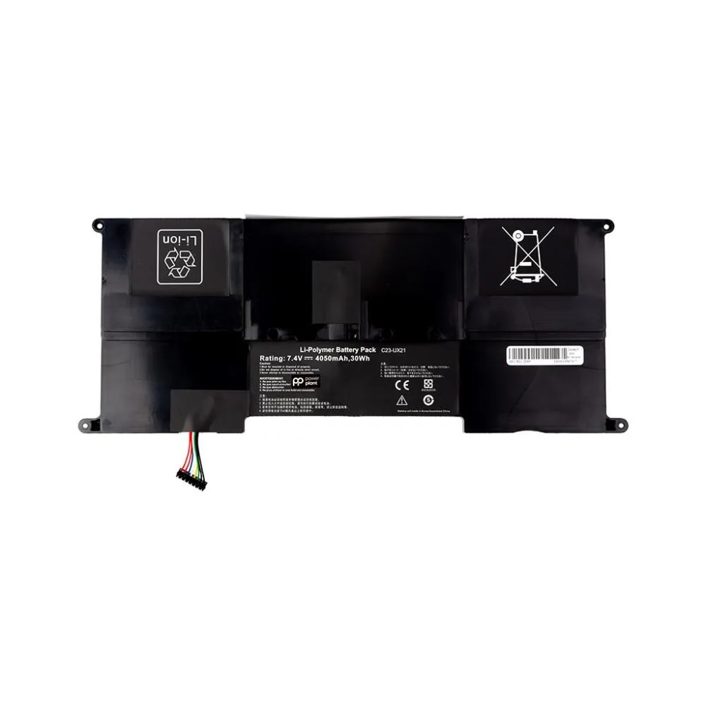 Акумулятор PowerPlant для ноутбуків ASUS Zenbook UX21 (C23-UX21) 7.4V 4050mAh (NB431953)