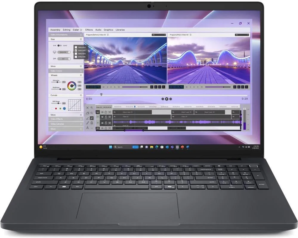 Ноутбук Dell Pro Max 16 16" FHD+, AMD R7-350, 32GB, F512GB, NVD500-6, Win11P, чорний (BTO602MC16255UA_W11P)
