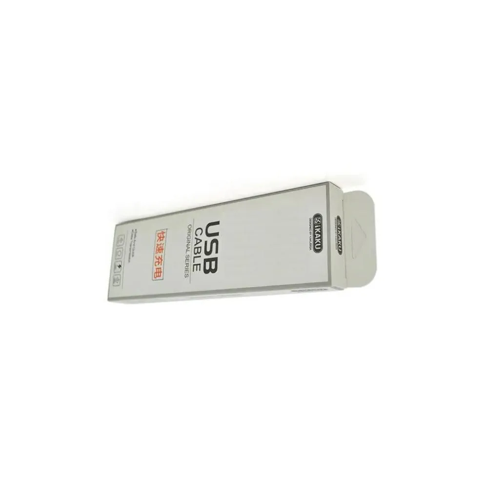 Дата кабель USB 2.0 AM to Lightning + Micro 5P + USB-C 1.0m KSC-078 BAITONG White iKAKU (KSC-078)