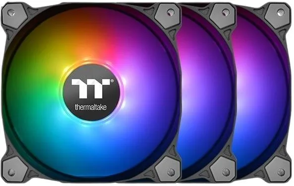 Thermaltake Pure Plus 12 RGB Radiator Fan TT Premium Edition 3-Pack (CL-F063-PL12SW-A)