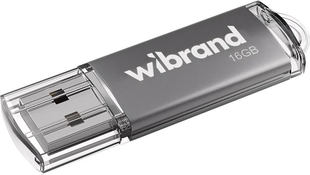 USB флеш накопичувач Wibrand 16GB Cougar Silver USB 2.0 (WI2.0/CU16P1S)