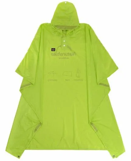 Пончо-дощовик 3 в 1 Naturehike NH17D003-M, 20D, Green (6927595717981)