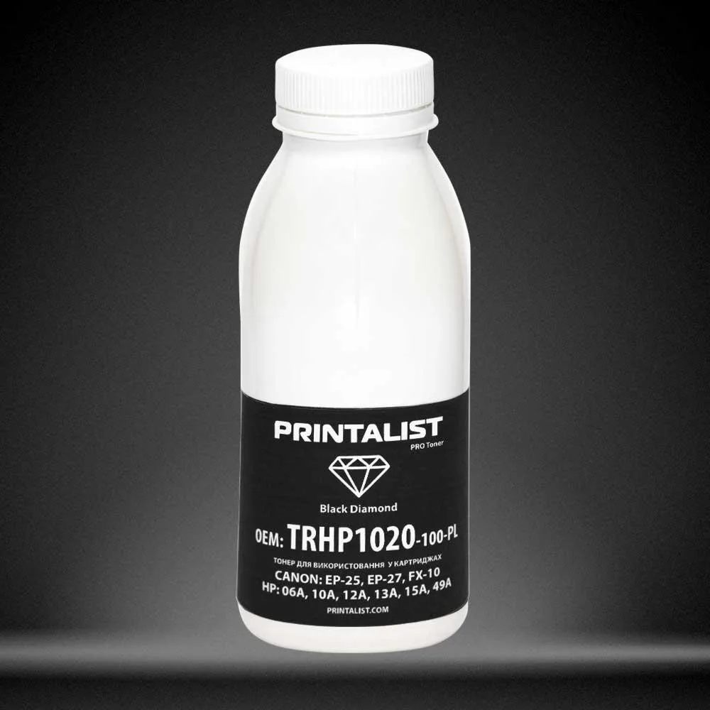 Тонер HP LJ 1010/1020/1022 , 100г Black Printalist (TRHP1020-100-PL)