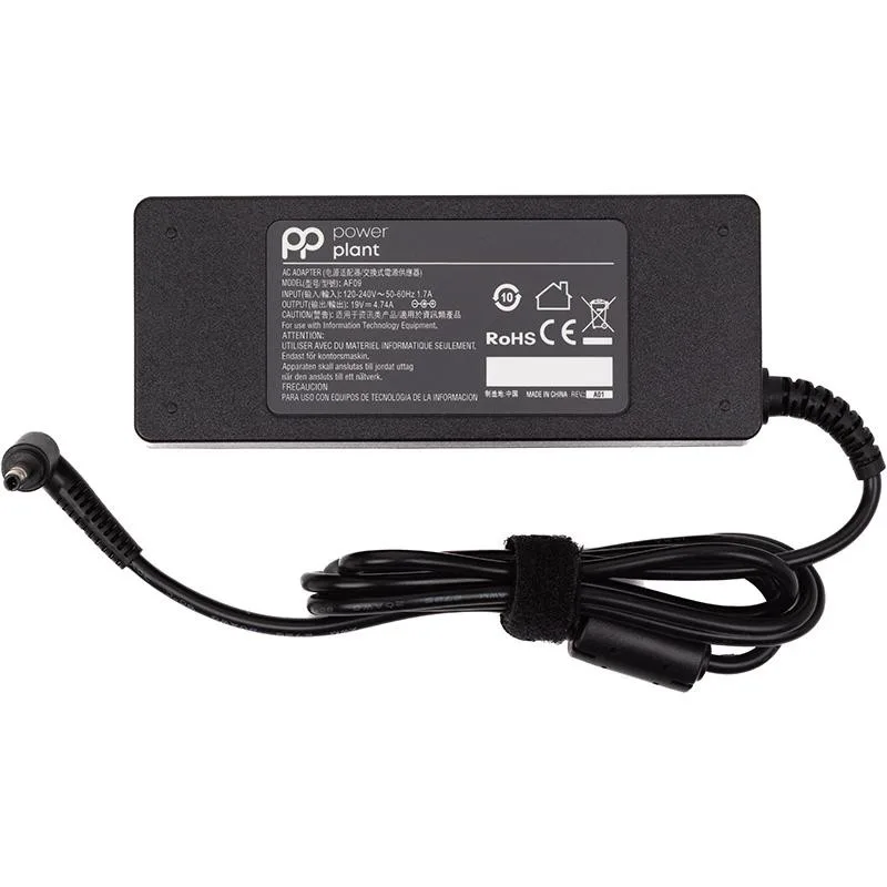 Блок живлення для ноутбуків PowerPlant HP 220V, 19V 90W 4.74A (4.0*1.7) (HP90F4017)