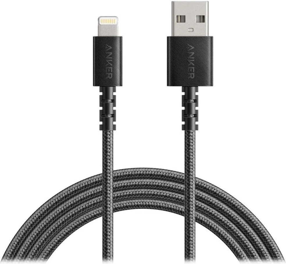Кабель Anker Powerline Select+ USB - Lightning (M/M), 1.8 м, Black (A8013H11/A8013H12)