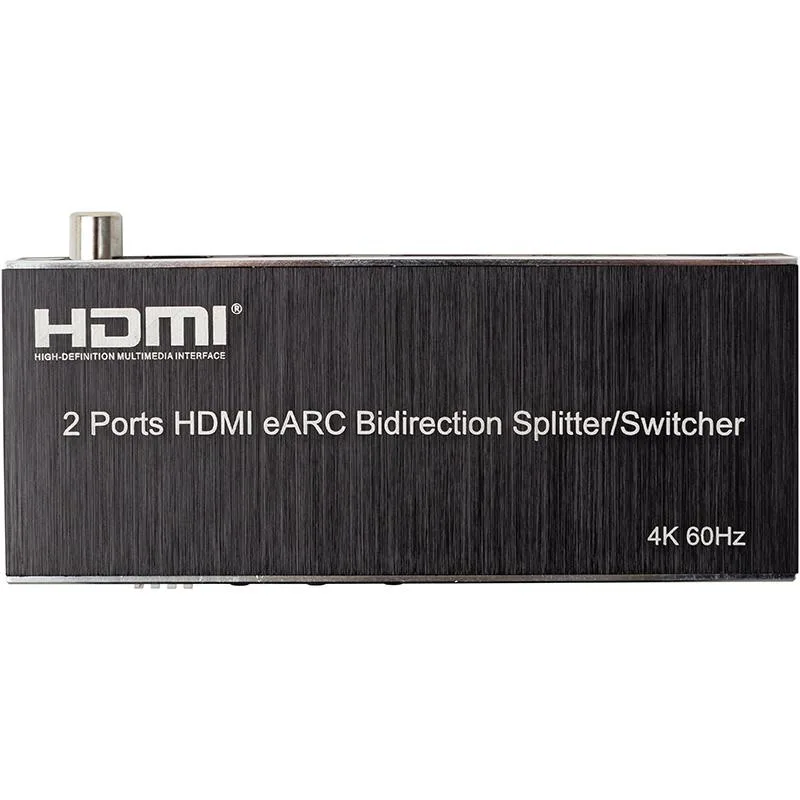 Двонаправлений розгалужувач PowerPlant 2 Ports HDMI eARC (CA914906)