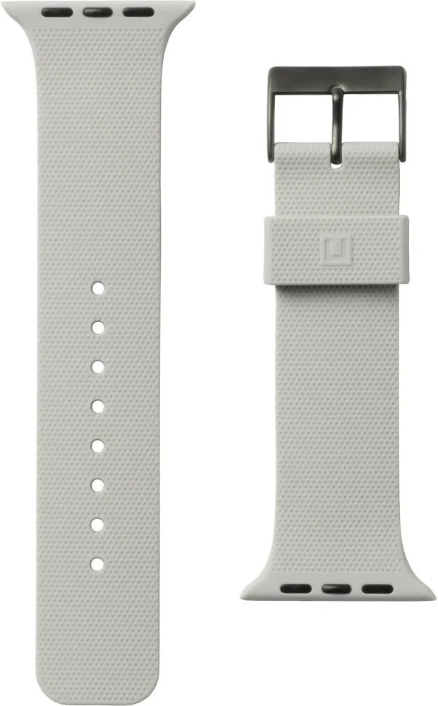 Ремінець URBAN ARMOR GEAR for Apple Watch 45/44/42mm - U Dot Silicone New Grey (194005313030)