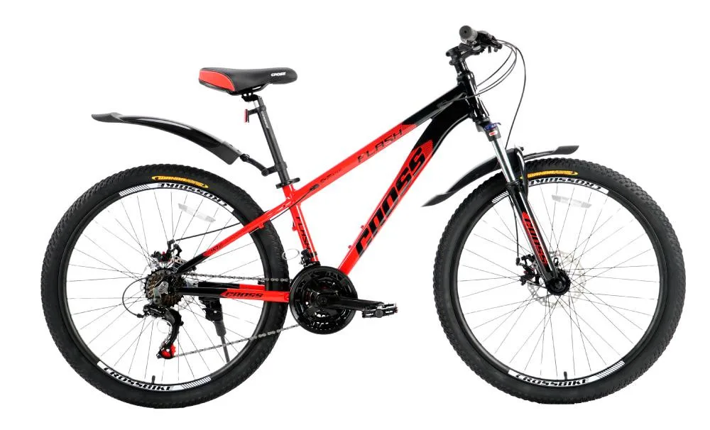 Велосипед 24 Cross Flash 2024 12 red-black 24CWA-005736