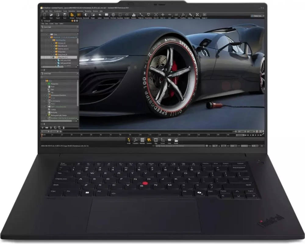 Ноутбук Lenovo ThinkPad P1 Gen 7 16" (Intel Core Ultra 7/64GB/2TB (SSD)/RTX 1000 Ada) (21KV0225US) (Standard)