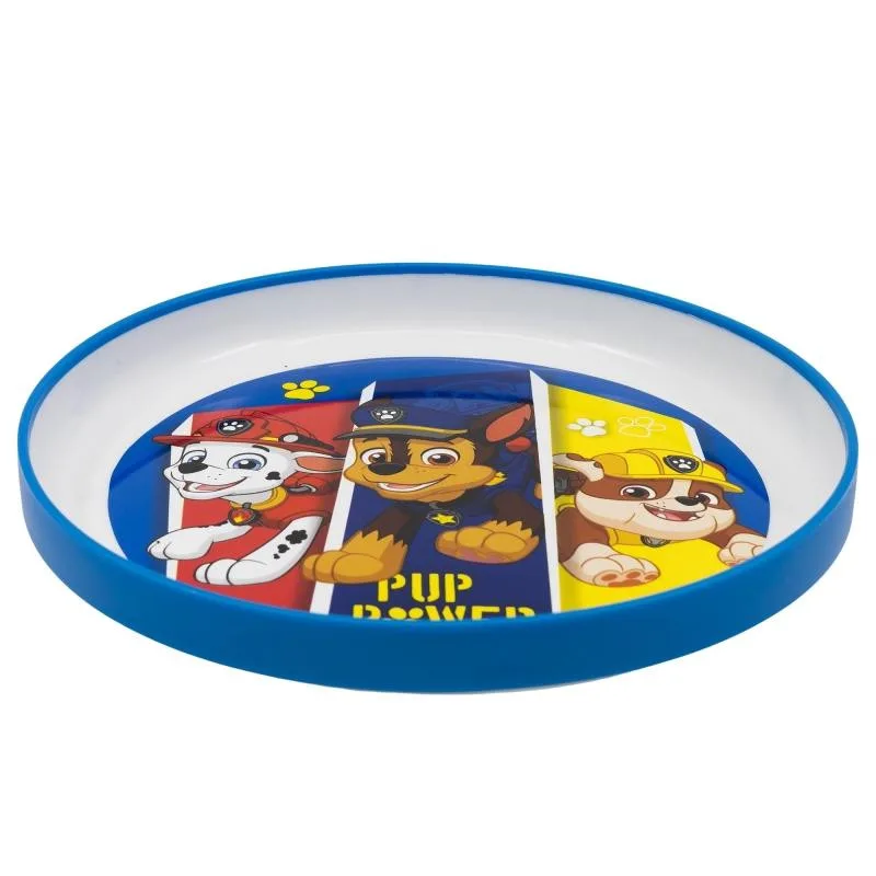 Дитяча пластикова миска 19,6x19,6x2,5 см Stor Paw Patrol (74692) (M-74692)