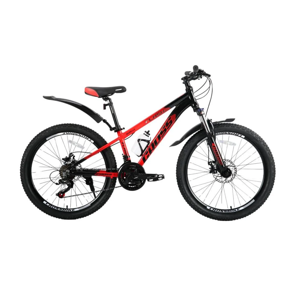 Велосипед 24 Cross Flash 2025 12 red-black 24CWA-005059