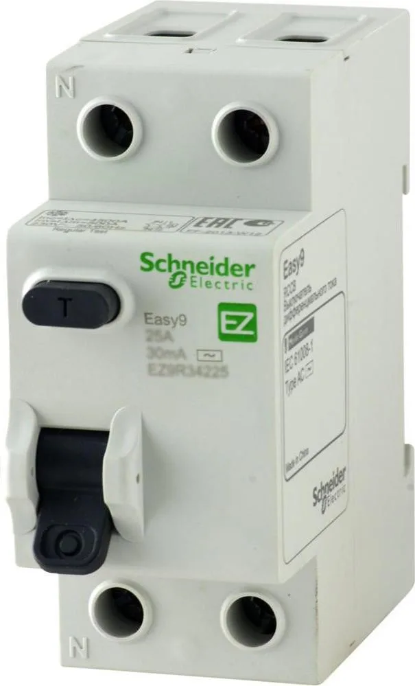 Schneider Electric Easy9 2P 25A 10mА АС (EZ9R14225)