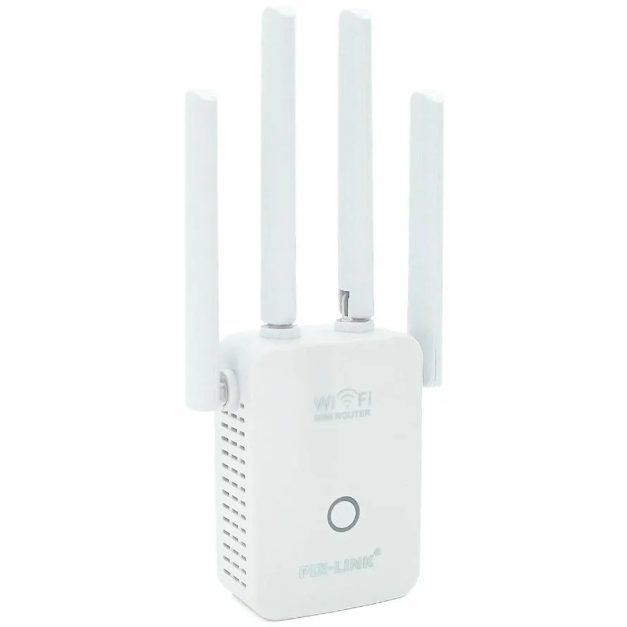 Підсилювач WiFi сигналу з 4-ма вбудованими антенами LV-WR32Q, живлення 220V, 300Mbps, IEEE 802.11b/g/n, 2.4-2.4835GHz, BOX (Y-26118)
