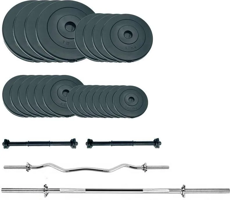 Набор штанги гантели Newt Gym Set 2 Rock Pro 100 кг NE-PL-SET2-100