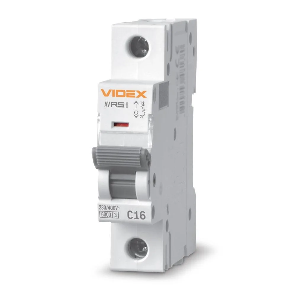 Videx RESIST RS6 1p 16А С 6кА (VF-RS6-AV1C16)