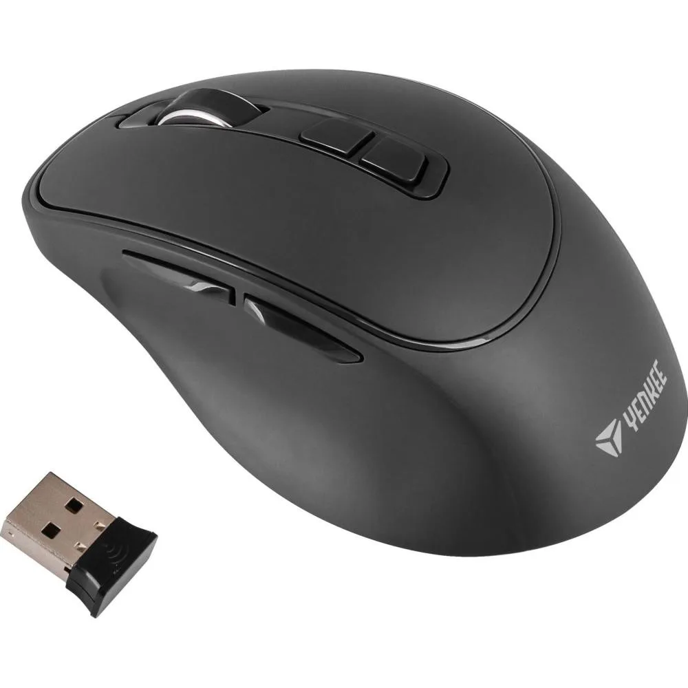 Мишка YENKEE YMS 2080GY Slider Wireless Black (45019322)