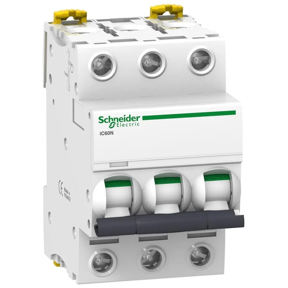 Schneider Electric Acti9 iC60N, 3P, 50A, 6kA, C (A9F79350)