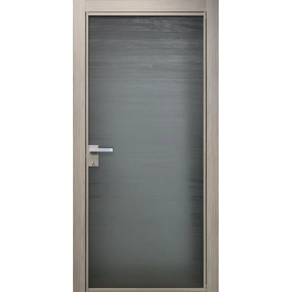 Двері міжкімнатні Bertolotto Bank Grafite Glass 880x2040