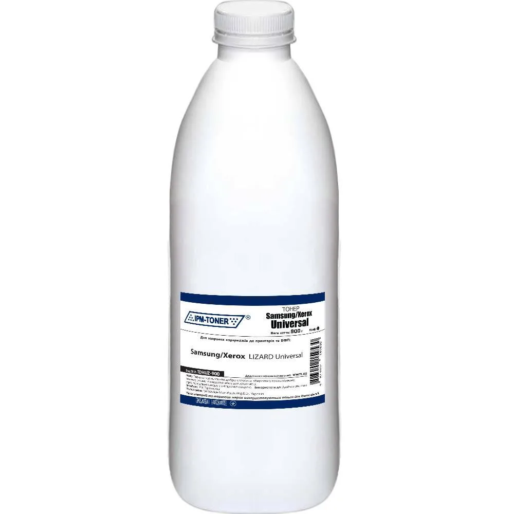 Тонер IPM для Samsung/Xerox LIZARD Universal бутыль 900г (TDHLIZ-900)