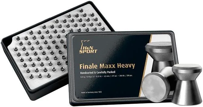 Пули пневматические H&N Finale Maxx HW 4,49 мм 200шт/уп (92074490222)