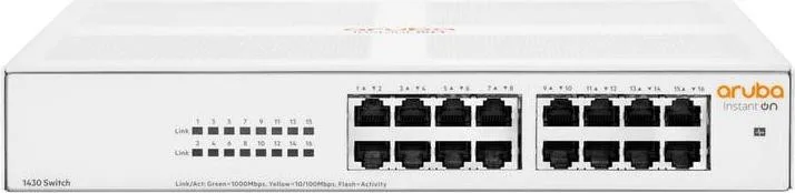 Комутатор некерований HP Aruba Instant On 1430 16G Switch (R8R47A)