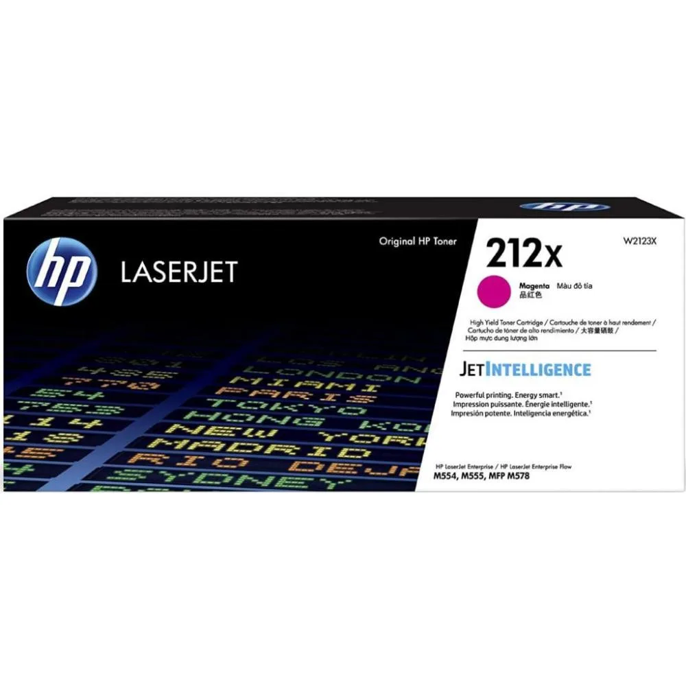 Картридж HP 212X CLJ M554/M555/M578 Magenta (10000 стор) (W2123X)