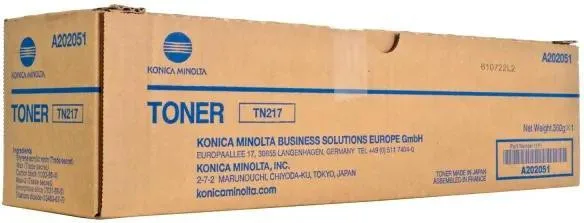 Тонер Konica Minolta (TN-217) для BIZHUB 223/283 Black (A202051)