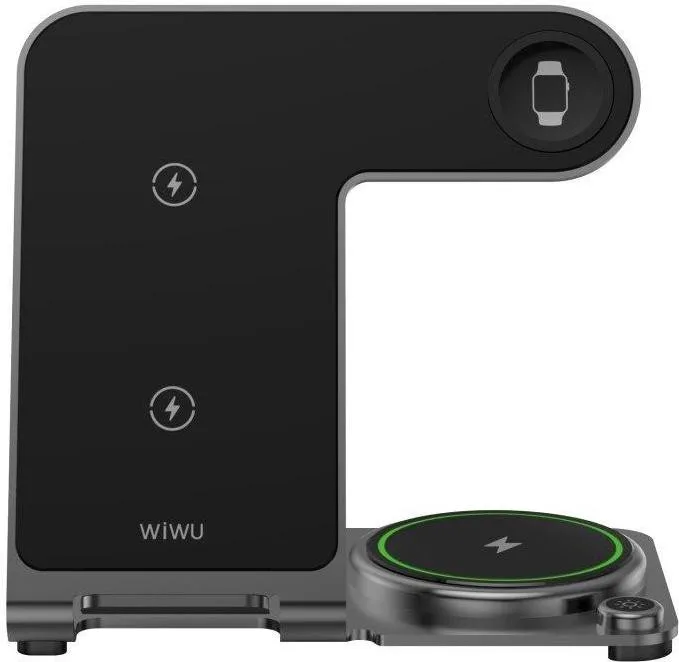 Док-станція WIWU Power Air 3 in 1 15W Black (Wi-W005)