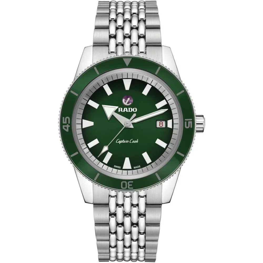 Часы Rado Captain Cook Automatic 01.763.0505.4.531 R32505318 + ремешок
