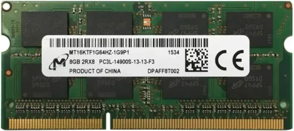 Пам'ять для ноутбука SO-DIMM DDR3L 8GB/1600 Micron (MT16KTF1G64HZ-1G9P1)