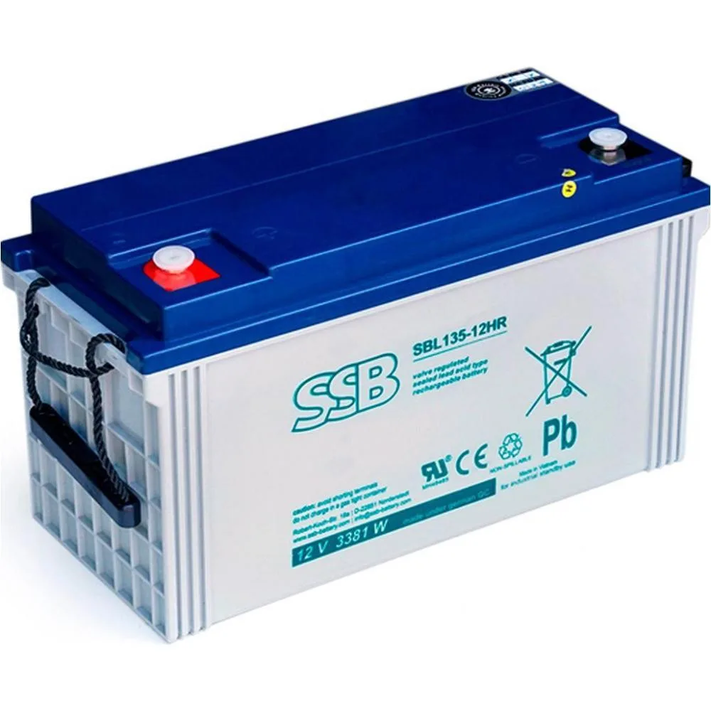 SSB AGM SBL135-12HR 12 V 120 Ah ( 406 x 174 x 215 ), 34 kg White