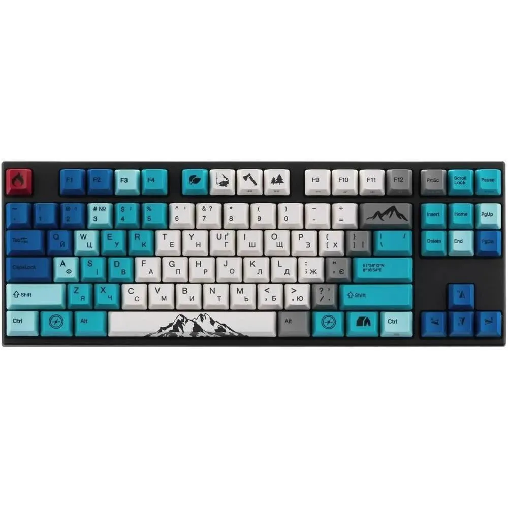 Клавіатура Varmilo APG87 Summit R1 C-TK Brown Wireless White Led UA (A94A050D3A5A17A007)