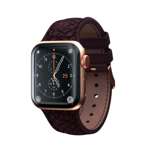 Ремінець Njord Salmon Leather Strap для Apple Watch 45mm/44mm Rust (SL14123)