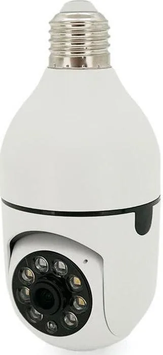 2Мп Wi-Fi відеокамера вулична-внутрішня SD/картка PiPo PP-IPC29D2MP15 PTZ 2.8mm під цоколь Е27 ICSee (Y-26649)