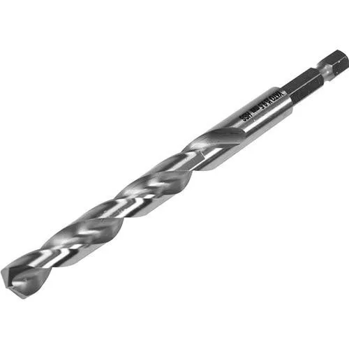 Свердло по металу YATO YT-44879 9.5 x 125/81 мм HEX-1/4" HSS 6542 для нержавіючої конструктивної легованої сталі
