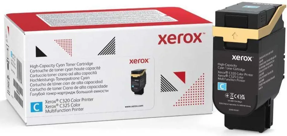 Тонер-картридж Xerox C325 Cyan 5.5K (006R04832)