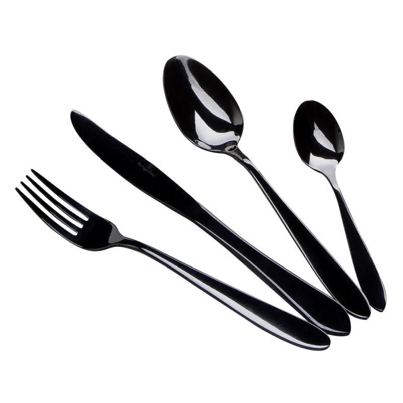 Набір столових приборів 24 предмети Berlinger Haus Black Collection (BH-3077) (M-BH-3077)
