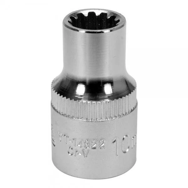 Головка торцева Spline YATO YT-14822 1/2" M10 x 38 мм CRV