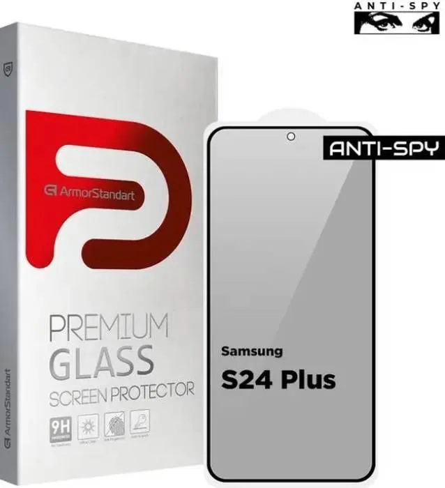 Захисне скло для смартфона ArmorStandart FG Anti Spy для Samsung Galaxy S24 Plus Black (ARM75394)