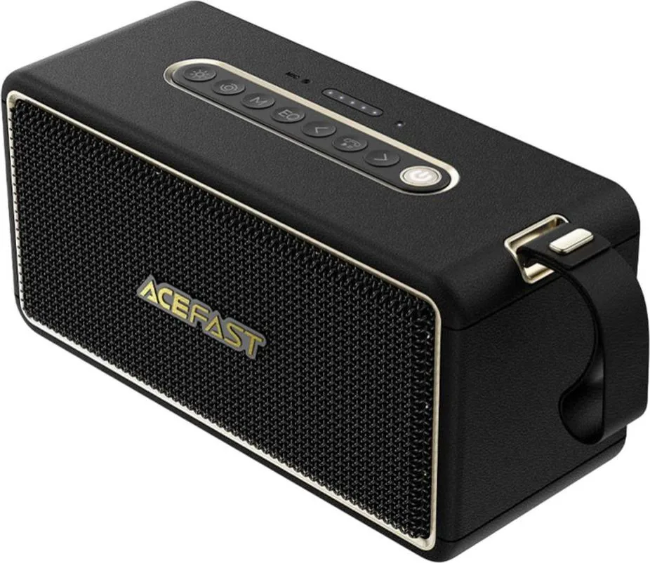 Портативна колонка ACEFAST K3 Ultra portable wireless speaker Black (6974316285106) (K-33728)
