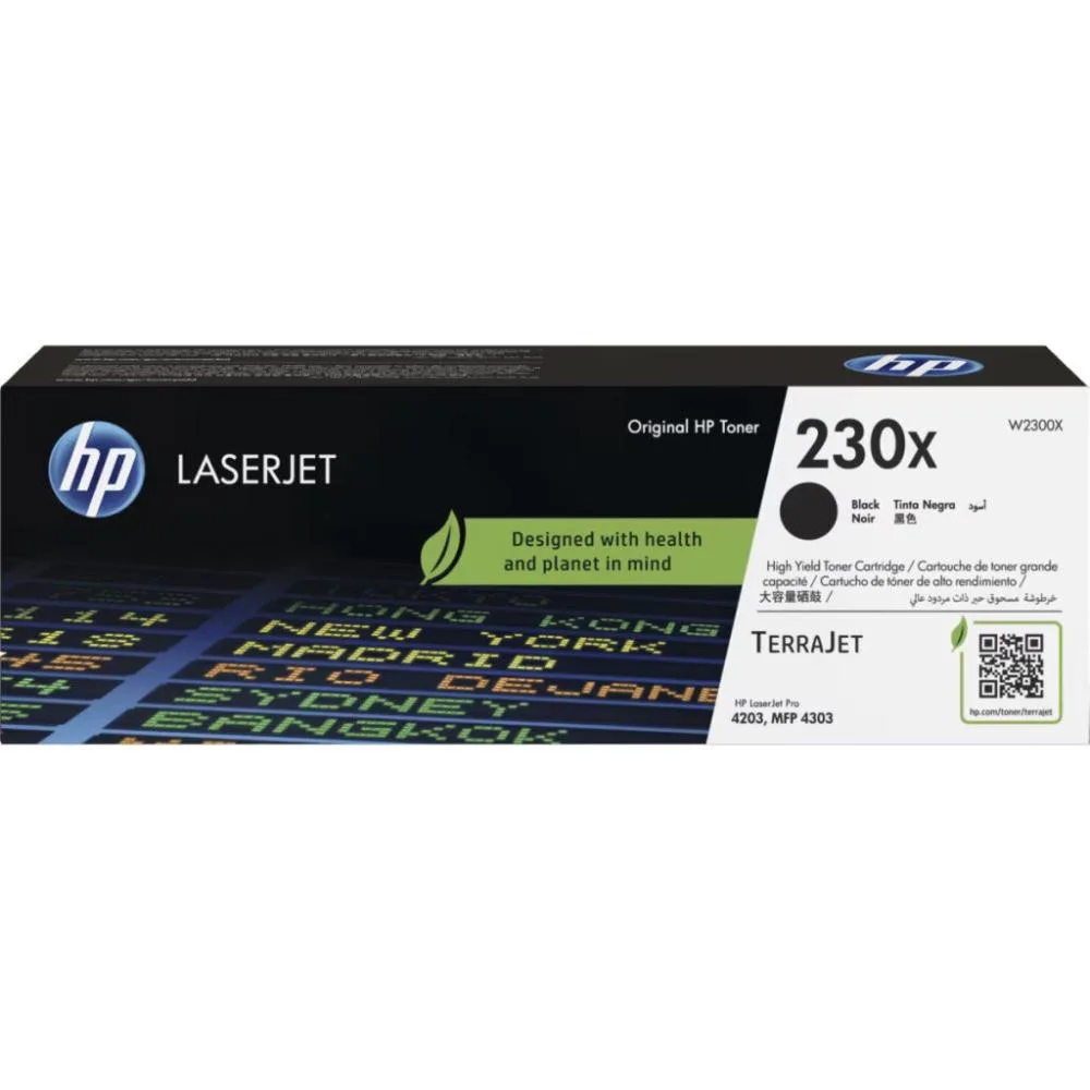 Картридж HP 230X CLJ Pro 4203/4303 Black (7500стор) (W2300X)