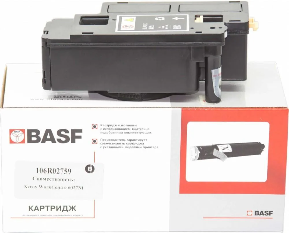 Тонер-картридж BASF для Xerox Phaser 6020/6022/WC6025/6027 106R02759 Black (BASF-KT-106R02759)